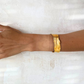 NORIDU Jewelry Volcanoes Statement gold plated  cuff bracelet - Greek Jewellery Designer