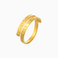 NORIDU Jewelry Volcanoes gold plated ring - Greek Jewellery Designer