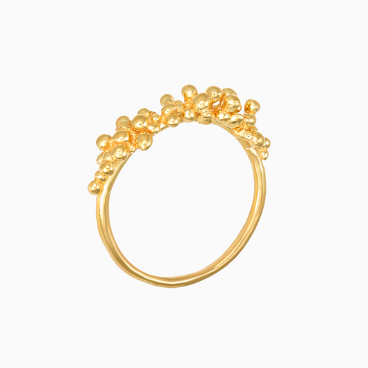 NORIDU Jewelry Bubbles Original Ring in gold - Greek Jewellery Designer