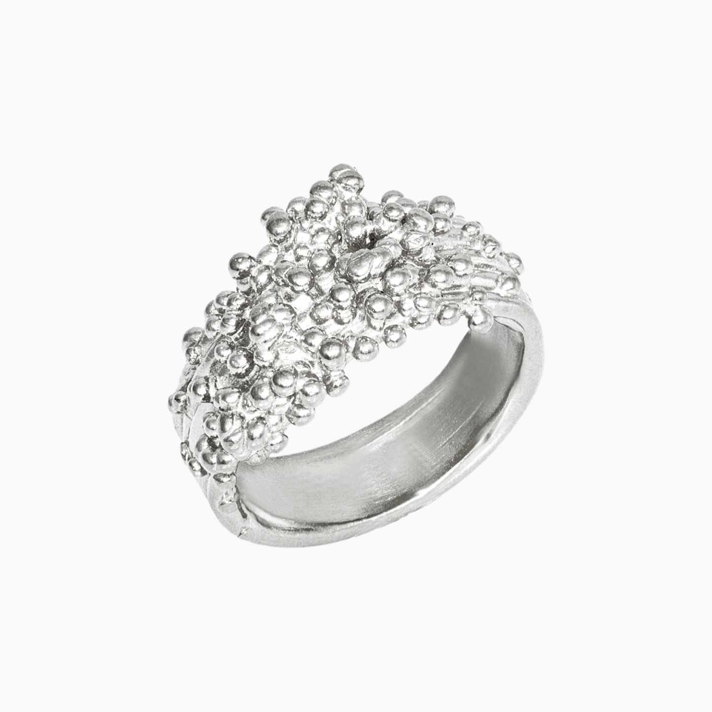 NORIDU Jewelry Bubbles Biggie ring in silver - Greek Jewellery Designer