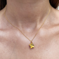 NORIDU Jewelry Volcanoes gold plated pendant - Greek Jewellery Designer