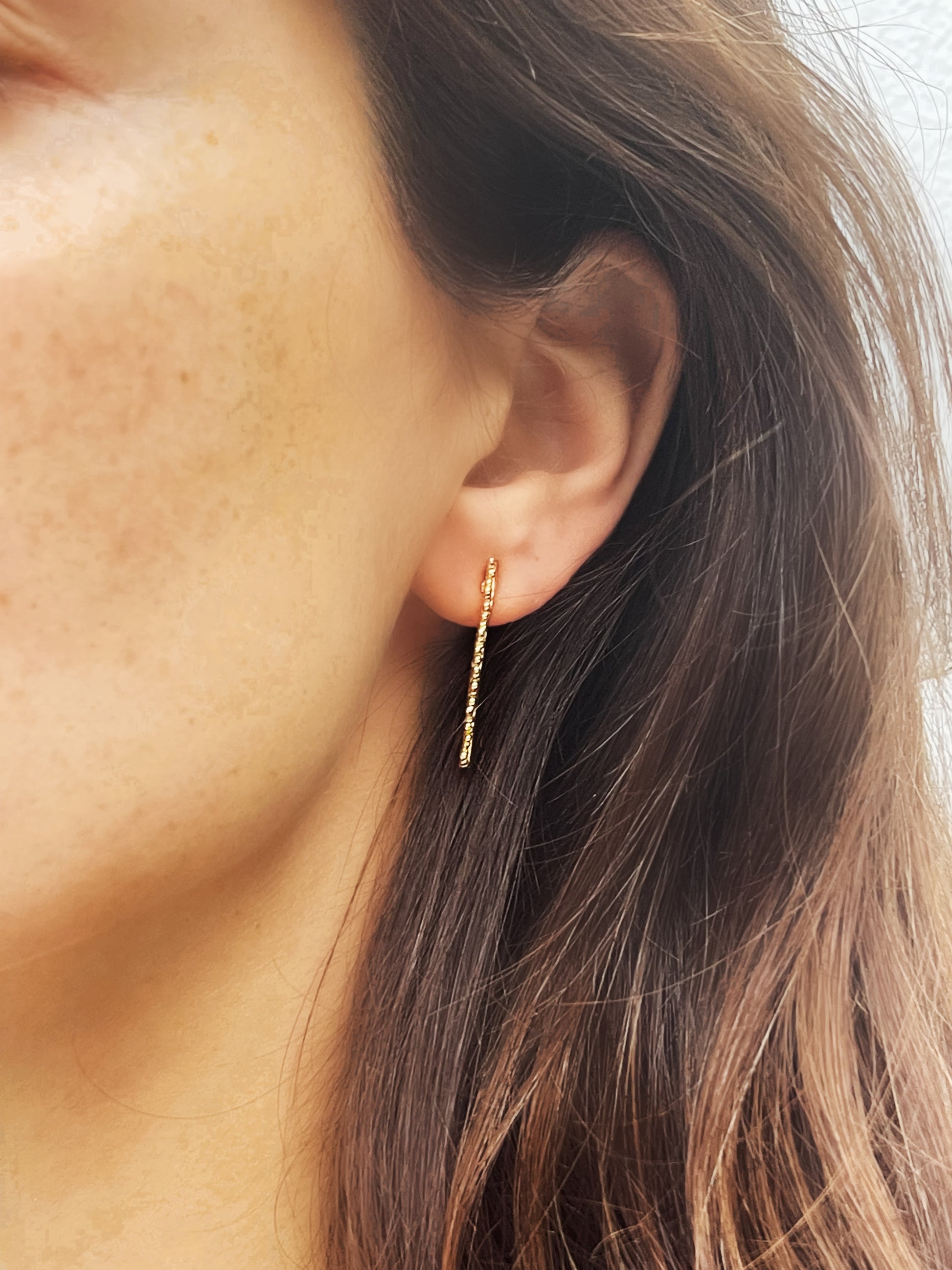 Heavenly bubbles earrings in gold by NORIDU